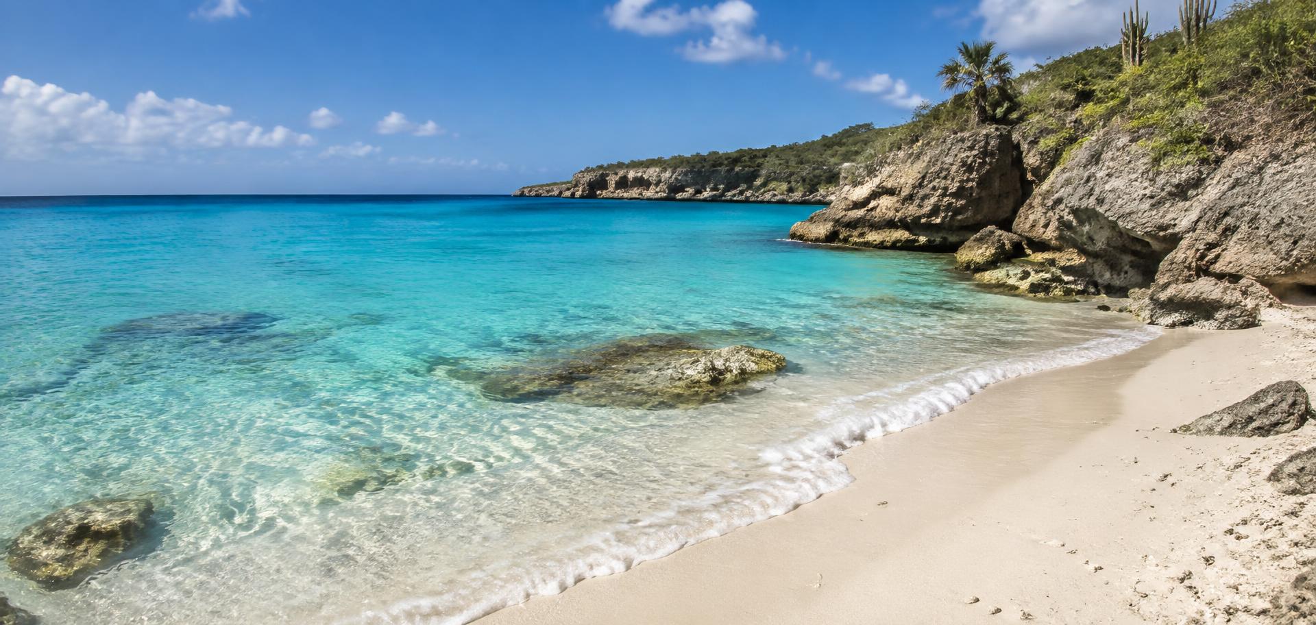 Playa Kalki aan de westkust van Curaçao